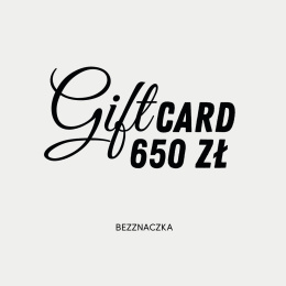 GIFT CARD 650 PLN