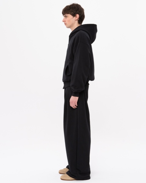 BLUZA BOXY CZARNA Z EKSPRESEM