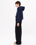 BLUZA BOXY GRANATOWA Z EKSPRESEM