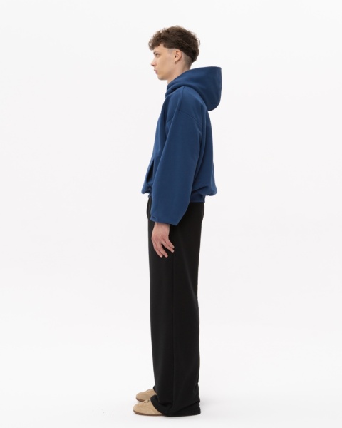 BLUZA BOXY KLASYCZNY NIEBIESKI BLUZA BOXY KLASYCZNY NIEBIESKI