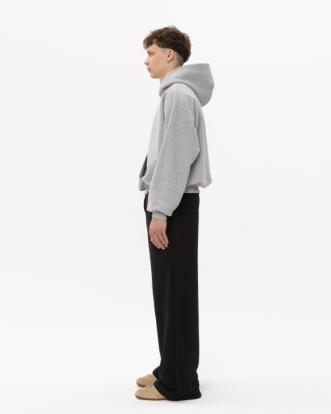 BLUZA BOXY SZARY MELANŻ BLUZA BOXY SZARY MELANŻ