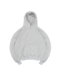 BLUZA BOXY SZARY MELANŻ