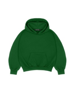 BLUZA BOXY ZIELONY KLASYCZNY