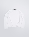 LONGSLEEVE BOXY BIAŁY