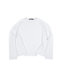 LONGSLEEVE BOXY BIAŁY