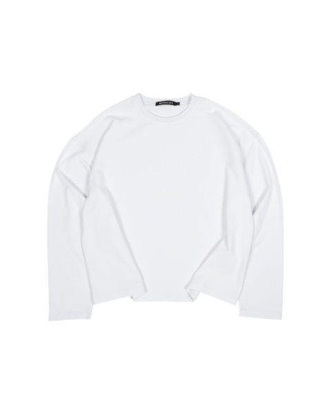 LONGSLEEVE BOXY BIAŁY