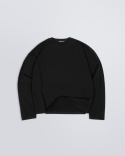 LONGSLEEVE BOXY CZARNY