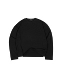 LONGSLEEVE BOXY CZARNY