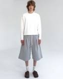 LONGSLEEVE BOXY KREMOWY