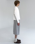 LONGSLEEVE BOXY KREMOWY